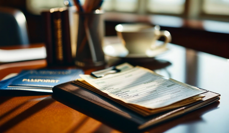 Travel document organization