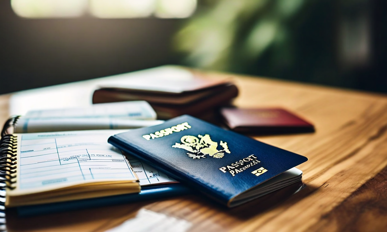 Travel documents organized